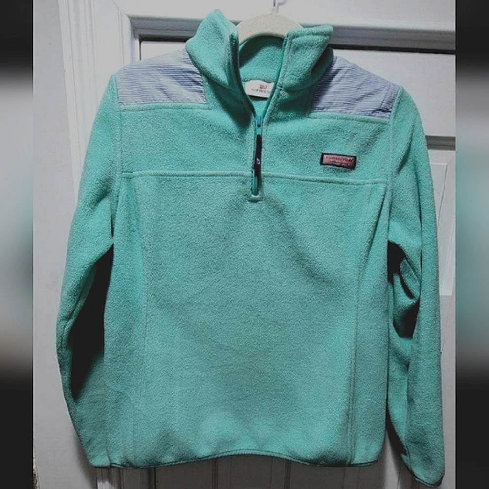 🐳 Vineyard Vines Women's Quarter Zip Pullover